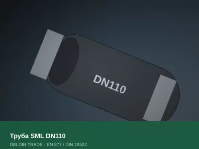 Труба SML DN110 — металлопрокат DELDIN TRADE