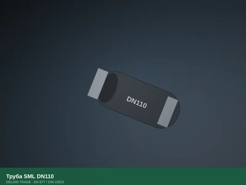 Труба SML DN110 — металлопрокат DELDIN TRADE