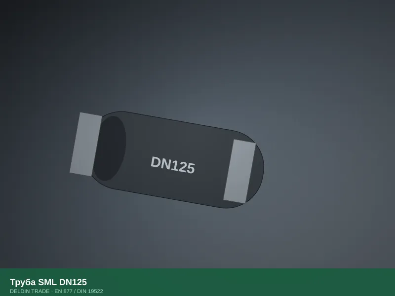 Труба SML DN125 — металлопрокат DELDIN TRADE