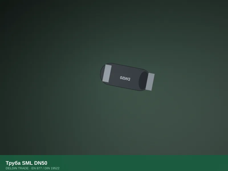 Труба SML DN50 — металлопрокат DELDIN TRADE