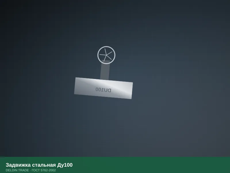 Задвижка стальная Ду100 — металлопрокат DELDIN TRADE