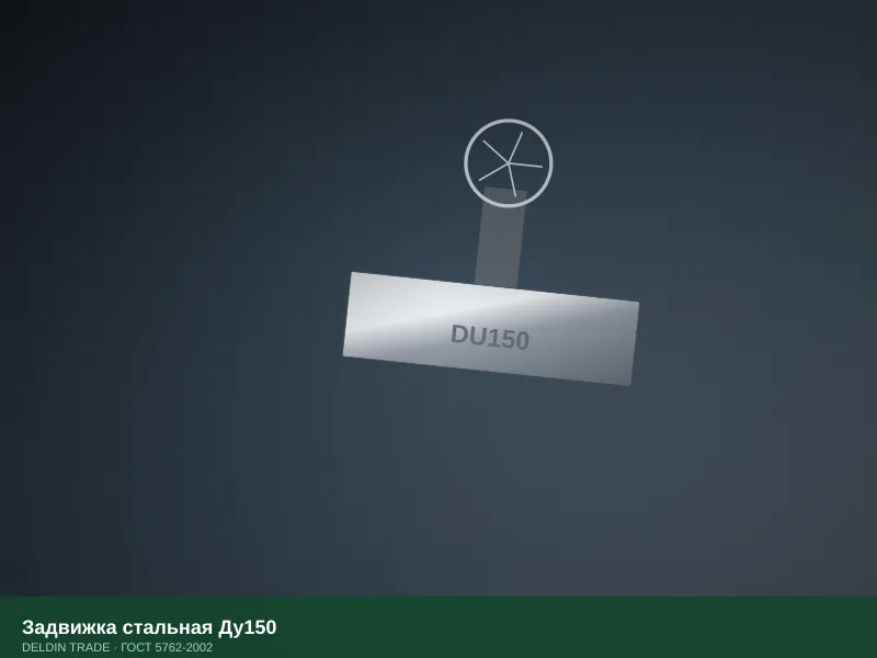 Задвижка стальная Ду150 — металлопрокат DELDIN TRADE